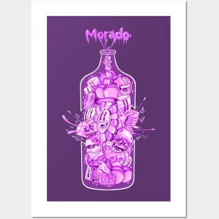 Morado balvin Posters and Art